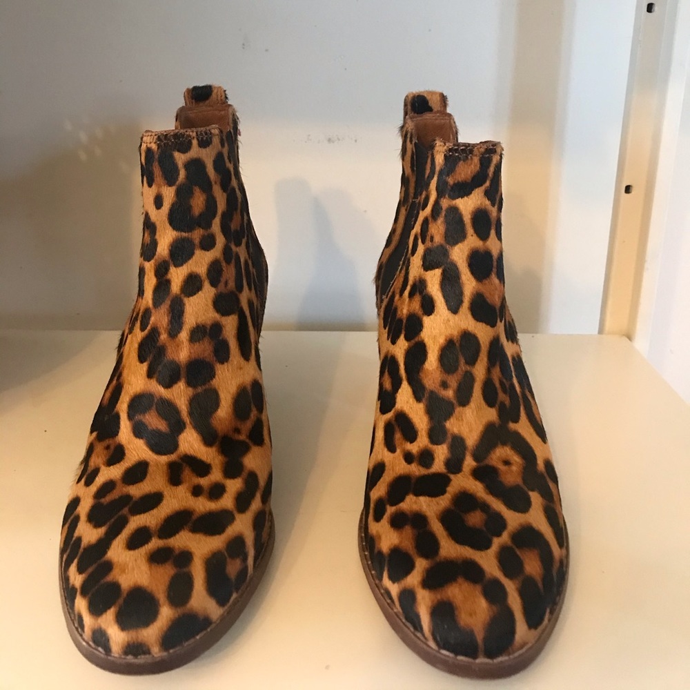 Madewell leopard boots